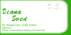 diana sved business card